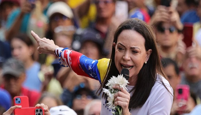 ماچادو کی وینزویلا واپسی کا اعلان، آزاد انتخابات کا مطالبہ