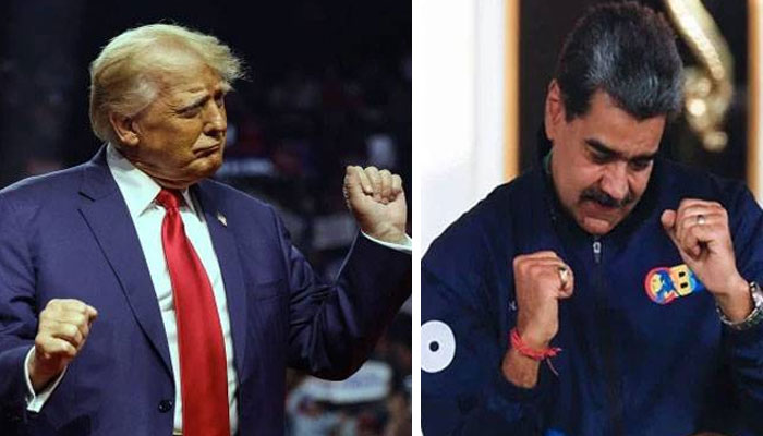مادورو نے میرے مشہور ڈانس کے انداز کی نقل کی، ٹرمپ کا دعویٰ