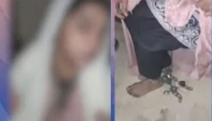 ڈیفنس فیز 5 فلیٹ کے کمرے سے زنجیروں میں قید خاتون بازیاب