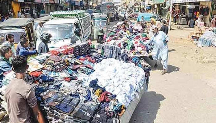 مبارک شہید روڈ اور صدر دواخانہ چوک پر تجاوزات کے خلاف کارروائی