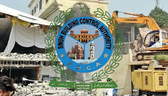 اسکیم 33 میں غیر قانونی تعمیرات، ایس بی سی اے کی نمائشی کارروائیاں
