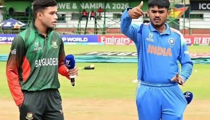 انڈر 19 ورلڈ کپ، بھارتی کپتان کا بنگلہ دیشی کپتان سے ہاتھ ملانے سے انکار