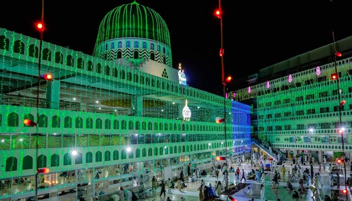 دعوت اسلامی کے تحت شب معراج البنی ﷺ کے موقع پر اجتماع کا انعقاد