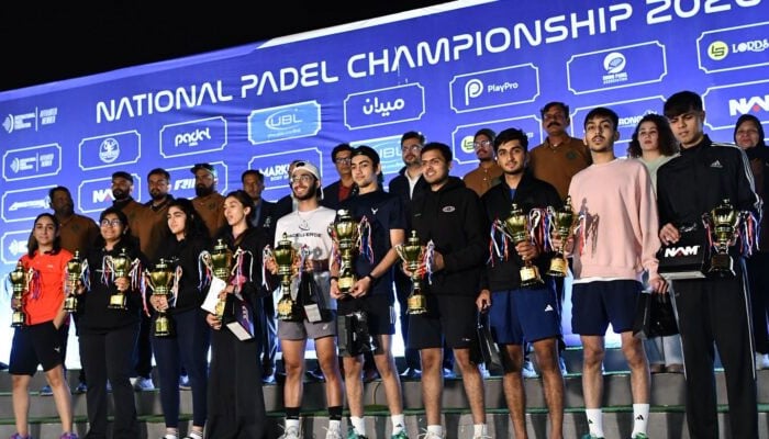 سندھ نے پیڈل ٹائٹل جیت لئے