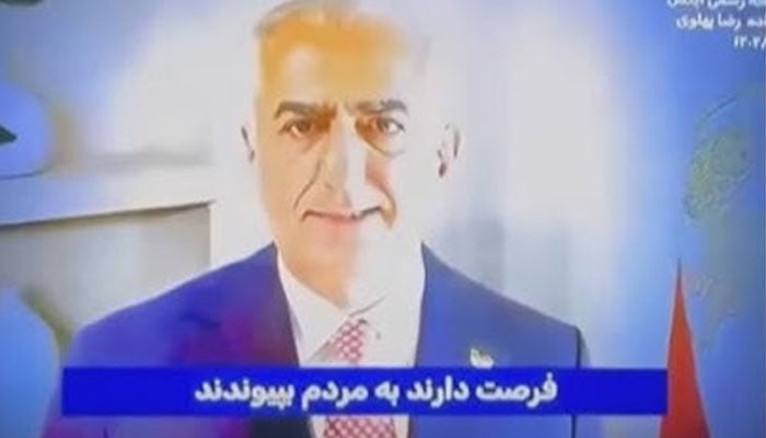 ایران میں سرکاری ٹی وی چینلز ہیک، رضا پہلوی کا پیغام نشر