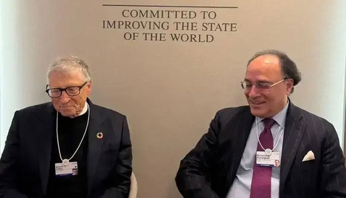 وزیر خزانہ محمد اورنگزیب، بل گیٹس ملاقات، صحت اور ادارہ جاتی اصلاحات میں تعاون بڑھانے پرا تفاق