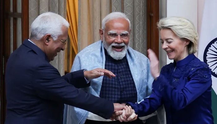 بھارت اور یورپی یونین میں تجارتی معاہدہ، دفاعی تعاون بڑھانے پر اتفاق، امریکا معترض