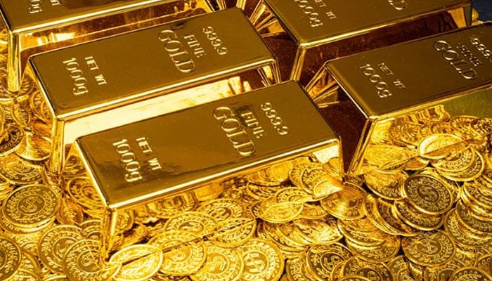 21200 روپے اضافے سے سونا فی تولہ 5 لاکھ 72 ہزار 862 کا ہوگیا