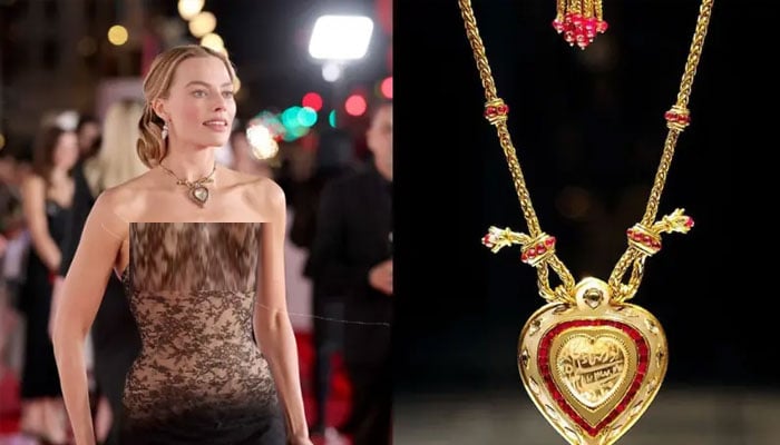 مارگوٹ روبی کے ہار نے تاج محل ہیرے پر بحث تازہ کردی