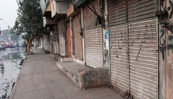 حیدرآباد سمیت پورے سندھ میں شٹر بند، پہیہ جام ہڑتال