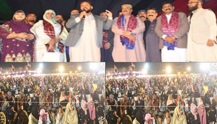 کورنگی میں جشن بہاراں کا پانچواں روز، مختلف اسٹالز، پھولوں کی نمائش