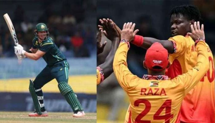 T-20 ورلڈ کپ، زمبابوے نے آسٹریلیا کو ہرا کر تہلکہ مچا دیا، بلیسنگ مزاربانی کی تباہ کن بولنگ