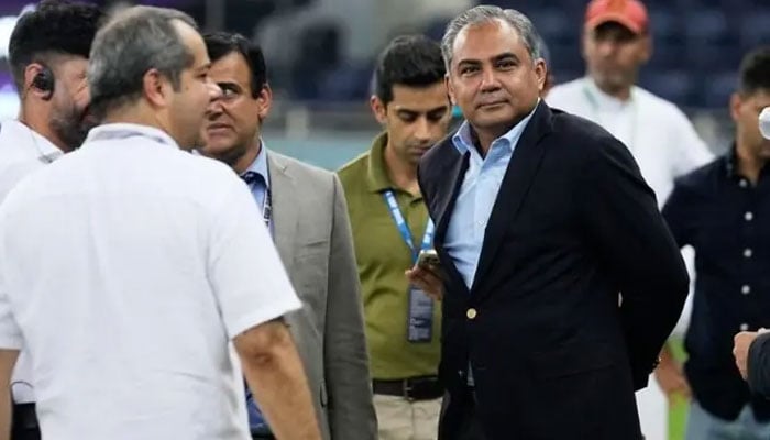 محسن نقوی پاک بھارت میچ دیکھنے کولمبو پہنچ گئے، پاکستانی کرکٹ ٹیم سے ملاقات