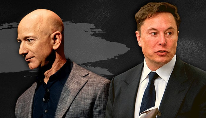ایلون مسک بمقابلہ جیف بیزوس: ارب پتیوں کی چاند کیلئے نئی جنگ