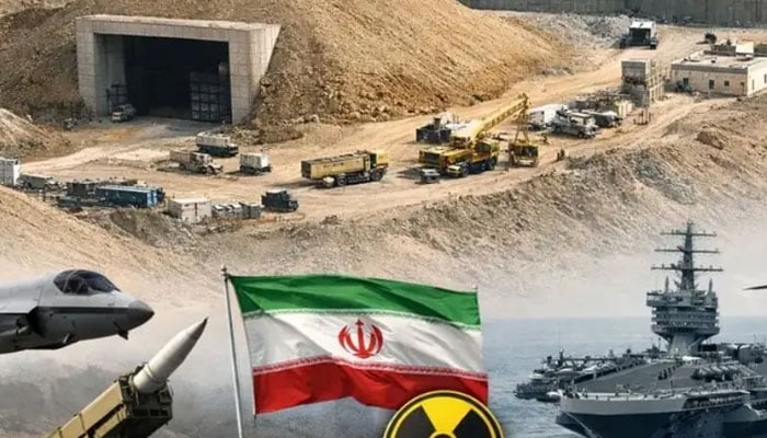 ایران نے حساس فوجی تنصیب پر کنکریٹ شیلڈ تعمیر کر لی