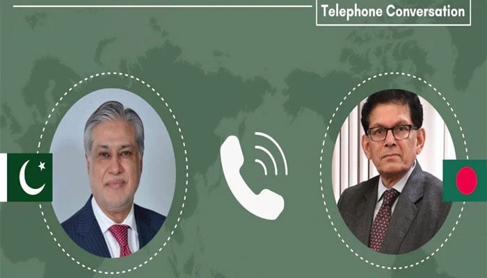 پاکستان اور بنگلہ دیش کے وزرائے خارجہ کا ٹیلی فونک رابطہ، تعاون بڑھانے پر بھی اتفاق