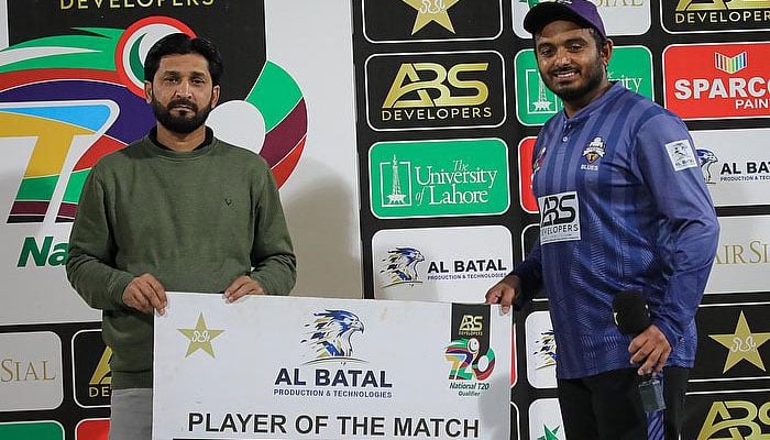 کراچی بلوز نے نیشنل ٹی ٹوئنٹی کیلئے کوالیفائی کرلیا