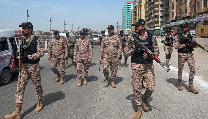 شہر کی موجودہ صورتحال، رینجرز نے بھاری نفری تعینات کردی