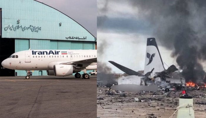 جنگ کا چوتھا دن، بمباری، میزائل حملے جاری، رن وے پر موجود ایرانی مسافر طیارہ تباہ، مذاکرات کا وقت ختم ہوچکا، ٹرمپ