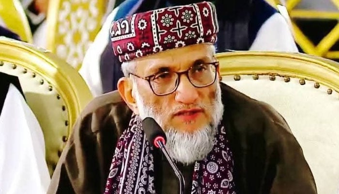 ایران سے اظہار یکجہتی، صاحبزادہ ابوالخیر زبیر کی زیر قیادت تعزیتی احتجاج