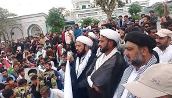 فلسطین فاونڈیشن کے تحت تصویری نمائش کا انعقاد، شرکا ریلی نے خصوصی شرکت کی