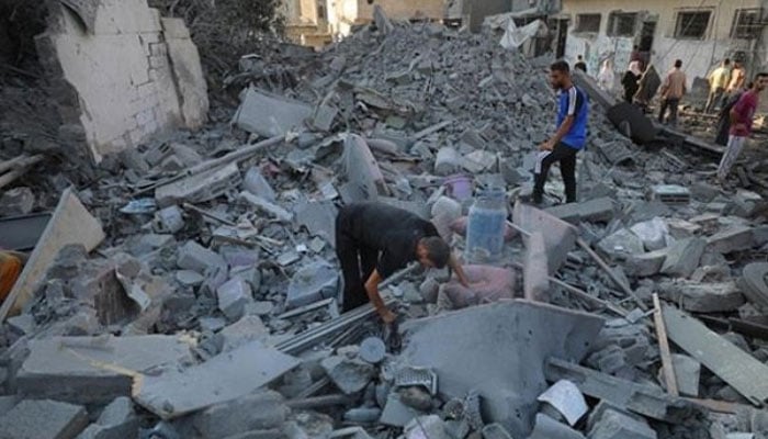 غزہ پر اسرائیلی فوج کےحملے جاری، مزید 6 فلسطینی شہید