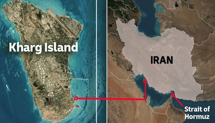 خارگ اور ہرمز جنگ کا مرکز، ایرانی جزیرے پر مزید حملے کرونگا، ٹرمپ، کوئی ملک آبنائے کھولنے میں مدد نہ کرے، ایران