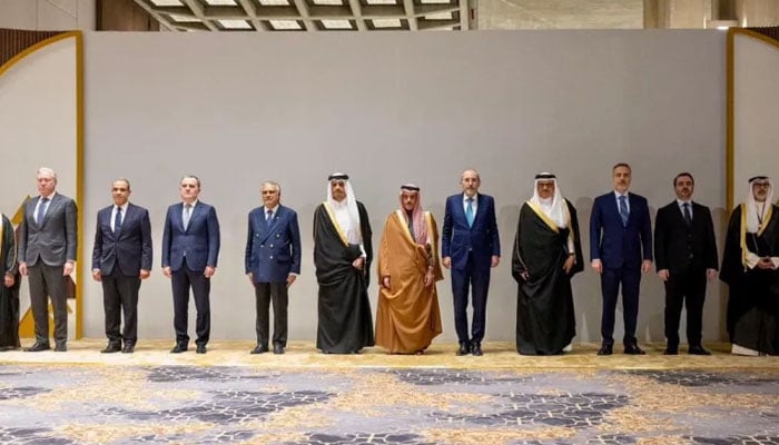 ایران ہمسایہ ممالک میں جنگ نہ پھیلائے، خلیجی ریاستوں کو حق دفاع حاصل ہے، ریاض میں مسلم اور عرب ممالک کا اجلاس، پاکستان کی شرکت