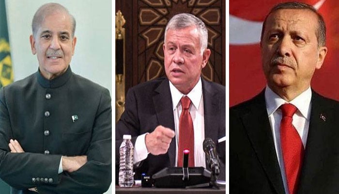 وزیراعظم کا شاہ اردن اور ترک صدر سے رابطہ، مشرق وسطیٰ کی صورتحال پر گفتگو، سفارتی حل پر اتفاق