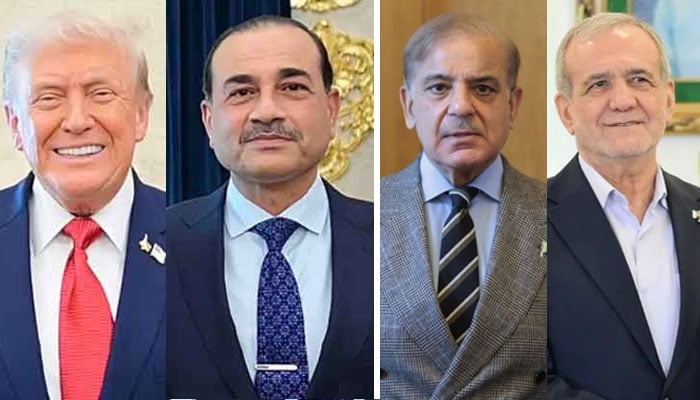 ایران، امریکا کشیدگی، پاکستان مرکزی ثالث، فیلڈ مارشل عاصم منیر کا ٹرمپ کو فون، وزیراعظم کی ایرانی صدر سے گفتگو