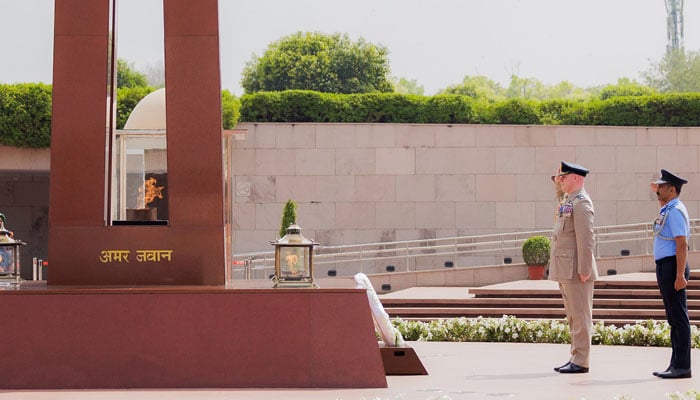 برطانوی چیف آف دی ایئر اسٹاف کی سرکاری دورے پر نئی دہلی آمد