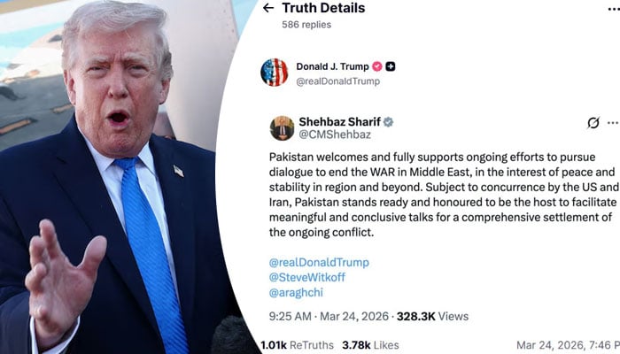 ٹرمپ نے وزیراعظم کا بیان شیئر کردیا