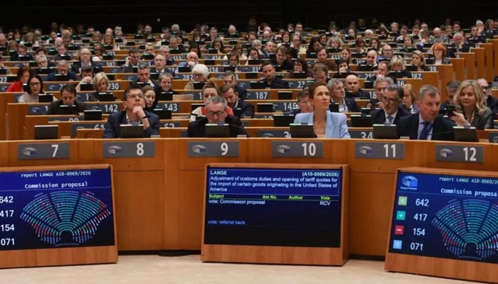 یورپی پارلیمنٹ نے ٹرمپ کے ٹیرف معاہدے کی مشروط منظوری دیدی