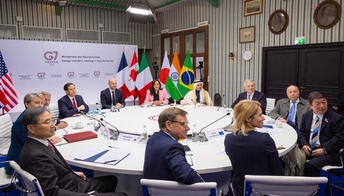 فرانس، جی 7 ممالک کا وزرائے خارجہ اجلاس اختلافات کے ساتھ ختم