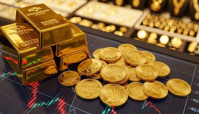 گولڈ مارکیٹ : سونا فی تولہ  7100 روپے سستا