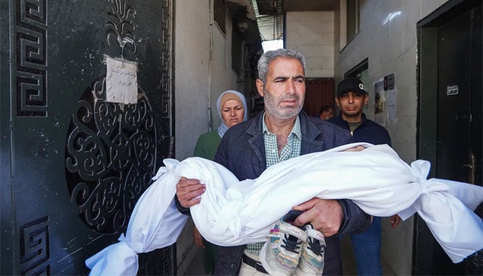 غزہ پر اسرائیلی حملے میں تیسری جماعت کی طالبہ سمیت 4 فلسطینی شہید