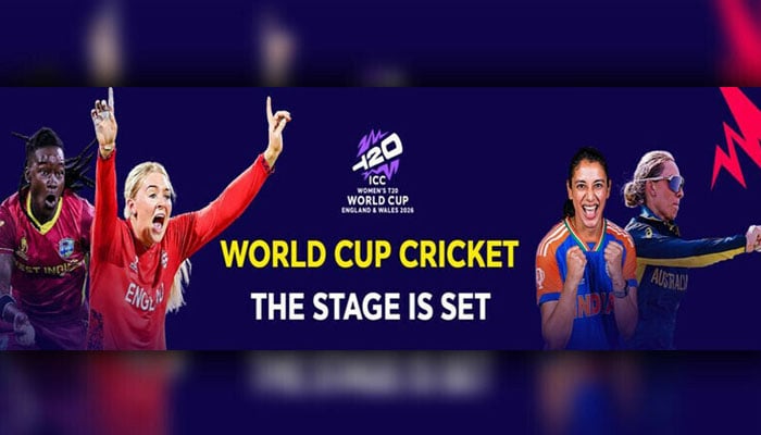 انگلینڈ میں ویمنز ٹی ٹوئنٹی ورلڈکپ 12 جون سے شروع ہوگا