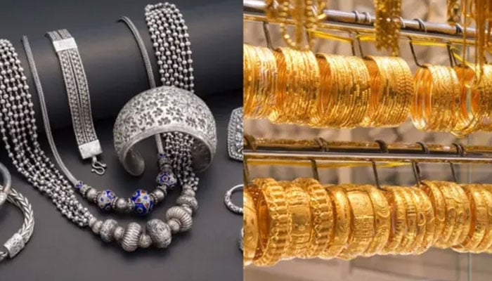 سونے اور چاندی کی قیمتوں میں اضافہ