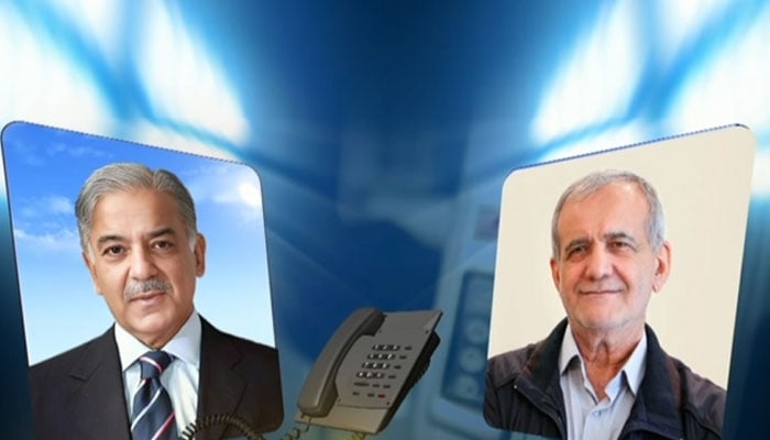 دوست ممالک کے تعاون سے خطے میں سفارتی کوششیں جاری رہیں گی، شہباز کا ایرانی صدر سے رابطہ