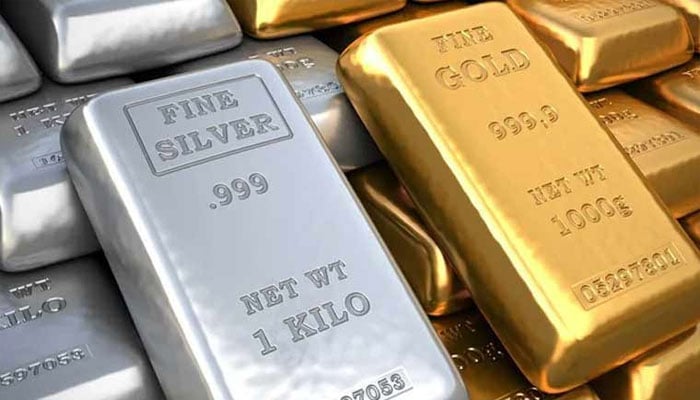 گولڈ مارکیٹ: سونے اور چاندی کی قیمت میں کمی کا رجحان برقرار