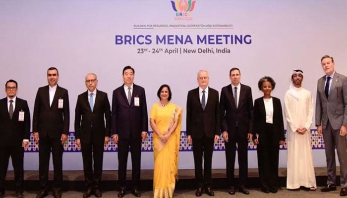 نئی دہلی میں برکس اجلاس، امارات اور ایران میں اختلافات، بھارت پھر اسرائیل کی حمایت میں سامنے آگیا