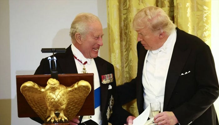 ہم نہ ہوتے تو آپ فرانسیسی بول رہے ہوتے، برطانوی شاہ، ٹرمپ سے نوک جھونک