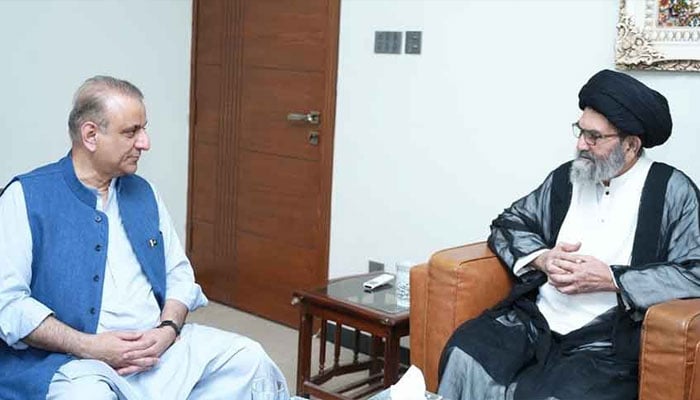 علامہ ساجد نقوی سے عبدالعلیم خان کی وفد کے ہمراہ ملاقات