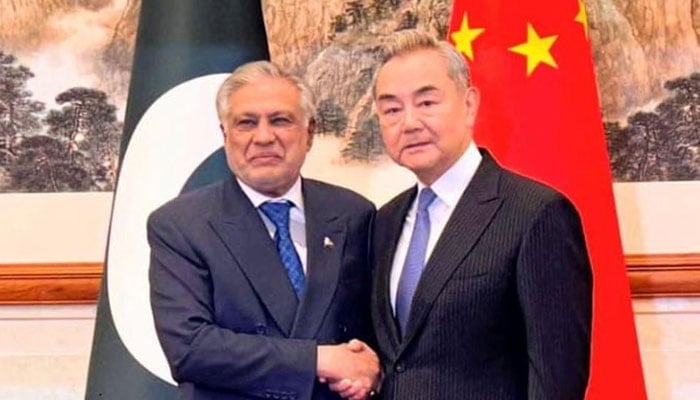 اسحاق ڈار کا چینی ہم منصب سے رابطہ