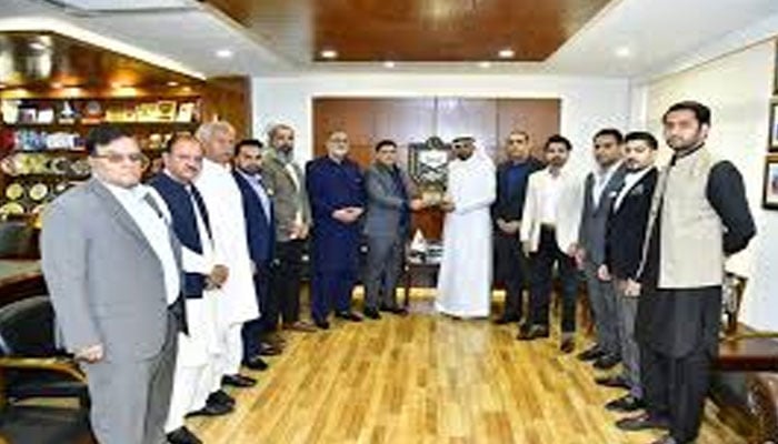 پاکستانی بزنس مین محمد یاسین کی قونصل جنرل سید مصطفیٰ ربانی سے ملاقات