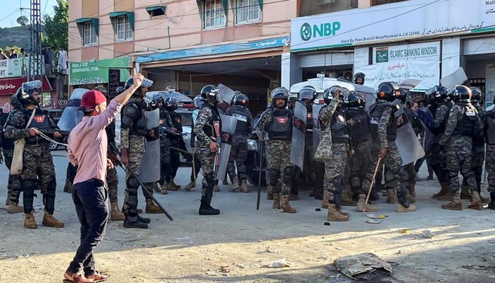 مظفرآباد، کالعدم عوامی ایکشن کمیٹی کے 72 ارکان گرفتار، اب بات نہیں ہوگی، وزیراعظم آزاد کشمیر