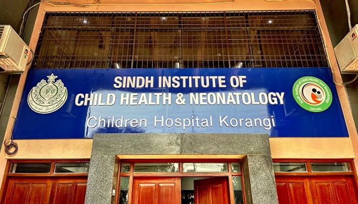 سندھ انسٹیٹیوٹ آف چائلڈ ہیلتھ اینڈ نیو نیٹالوجی کورنگی میں 22 جدید وینٹی لیٹرز کا افتتاح