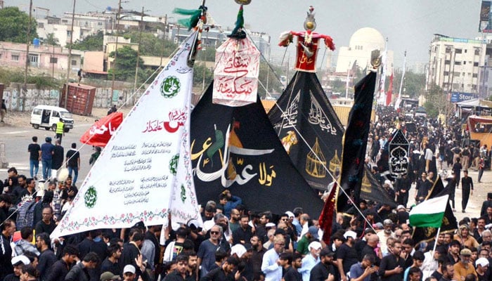 انجمن سادات امروہہ کے زیراہتمام مرکزی جلوس کل نشتر پارک سے برآمد ہوگا