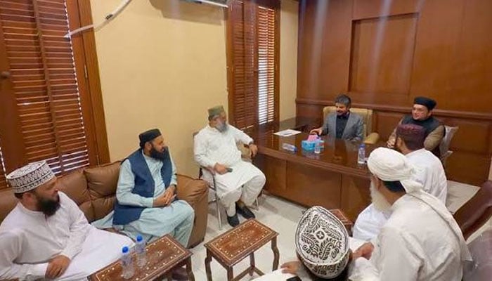 ناصر حسین شاہ سے علما اہلسنت کے وفد کی ملاقات