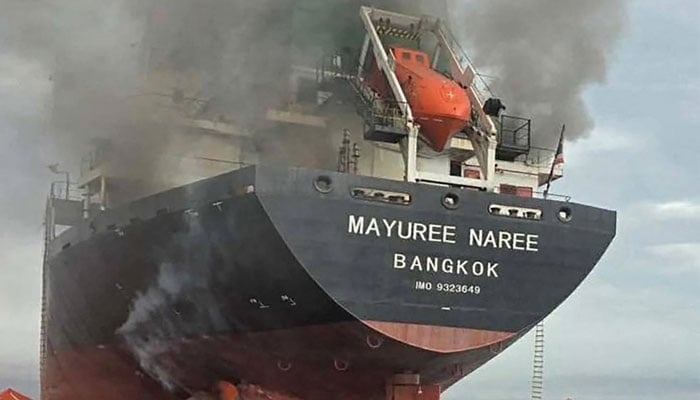 خلیج میں حملے کا شکار تھائی جہاز کا عملہ مالکان کے خلاف عدالت پہنچ گیا